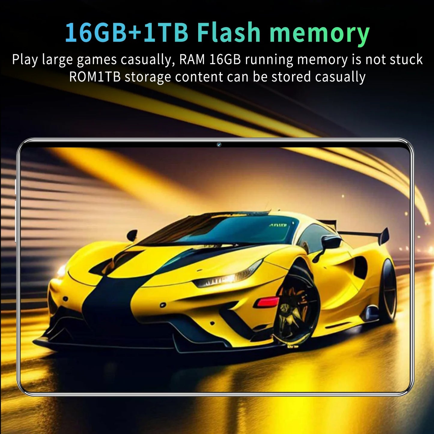 2025 5G Android Tablet - 10.36" Premium Tablet with 16GB RAM & 1TB Storage