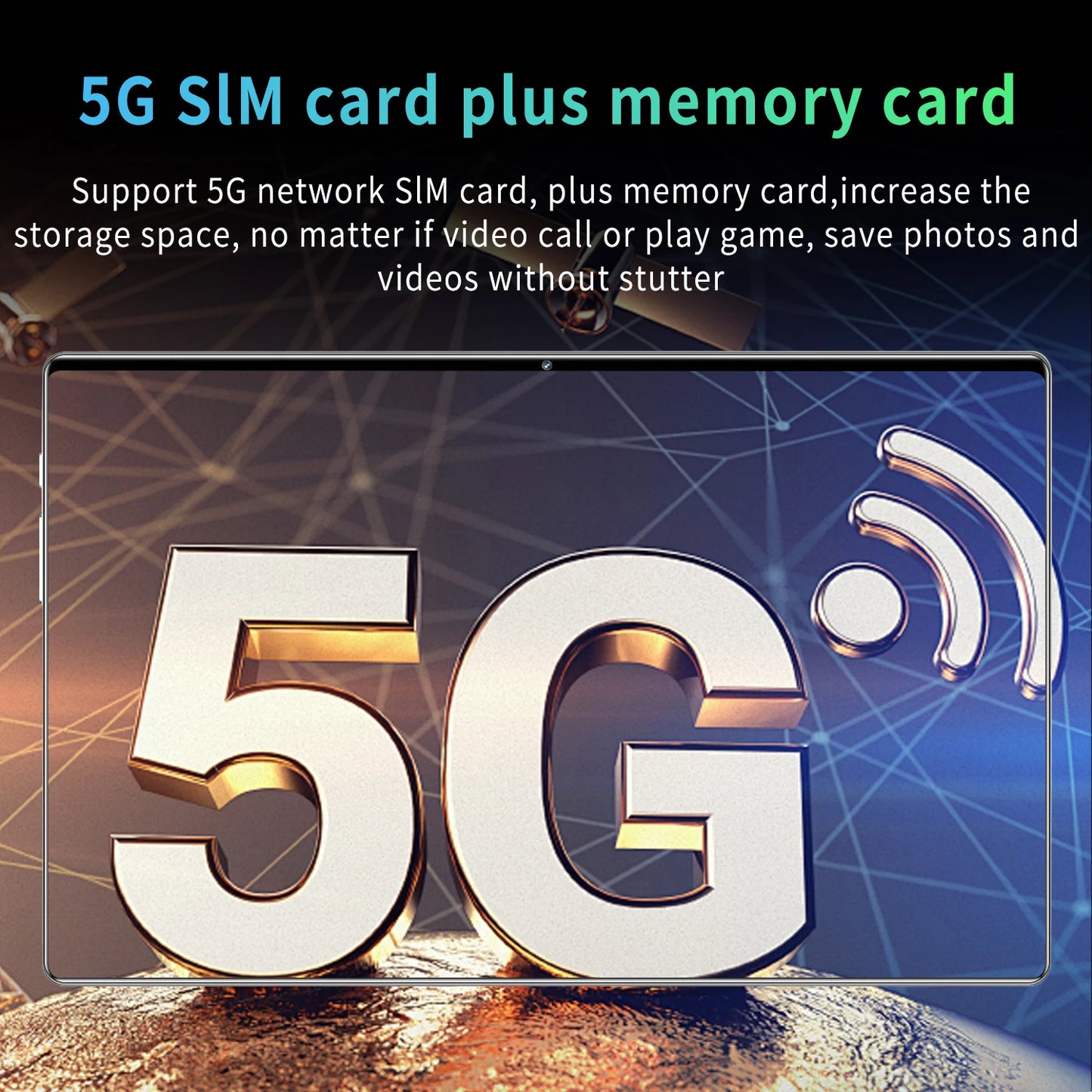 2025 5G Android Tablet - 10.36" Premium Tablet with 16GB RAM & 1TB Storage