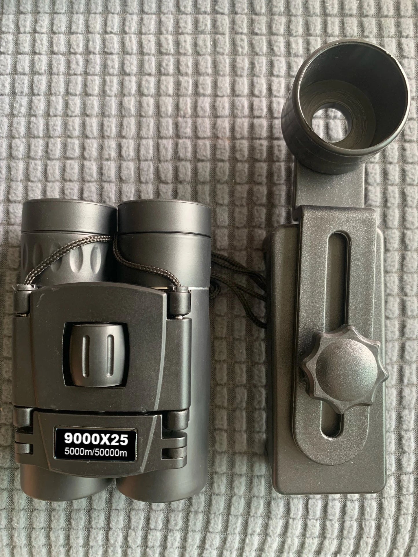 9000x25 HD Zoom Portable Powerful Binoculars Long Range BAK4 Telescope Jumelles Folding BAK4 Binoculars for Hunting Camping