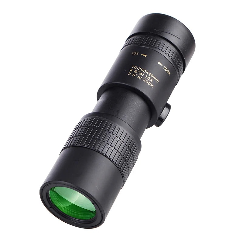 300X40 Monocular Telescope - Professional Long Range Outdoor Telescope with Phone Mount