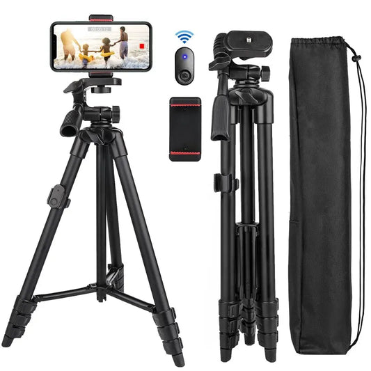 Phone Tripod Stand - 140cm Professional Video Recording Stand with Remote