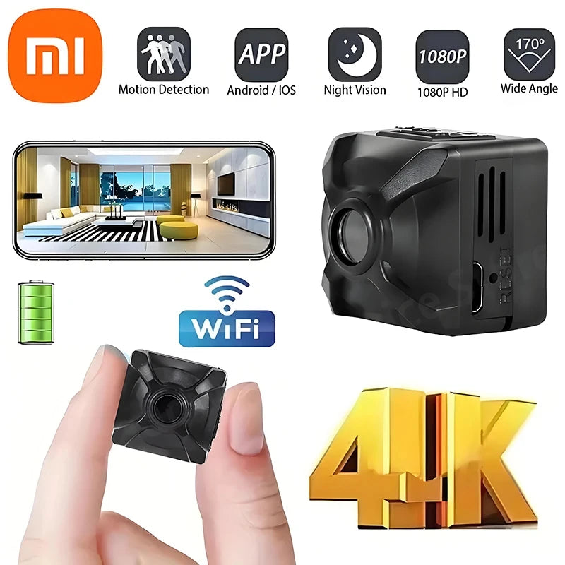 Xiaomi X5 1080P Mini Wireless Camera - WiFi Home Security Camera with Motion Detection