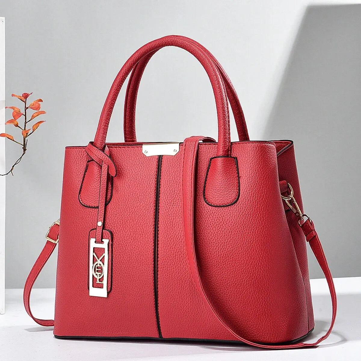 Designer Leather Handbag - Luxury Women's Purse