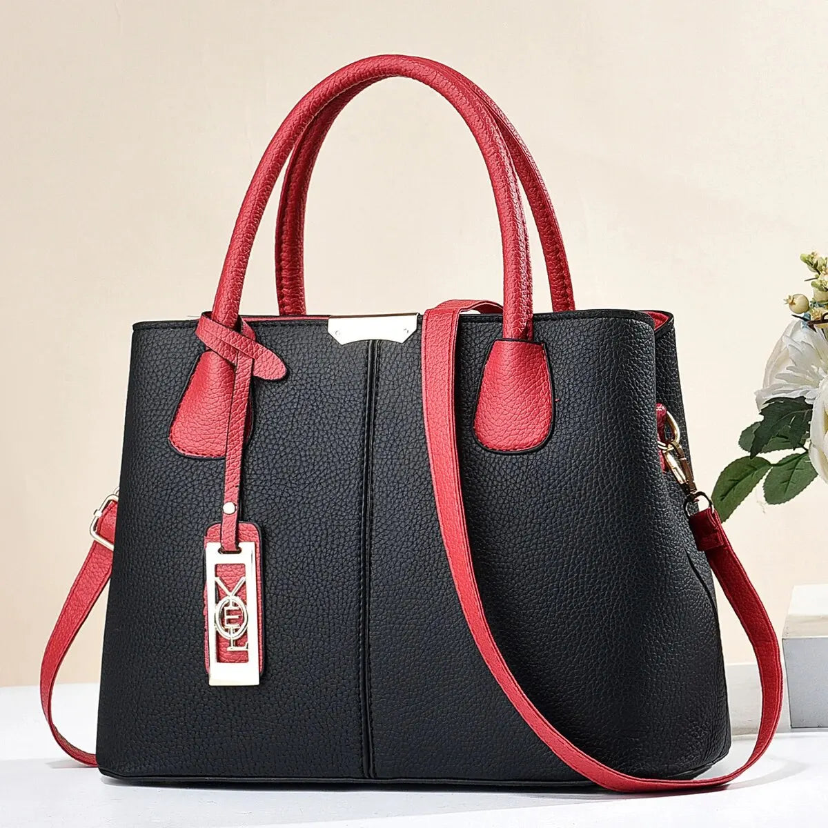 Designer Leather Handbag - Luxury Women's Purse