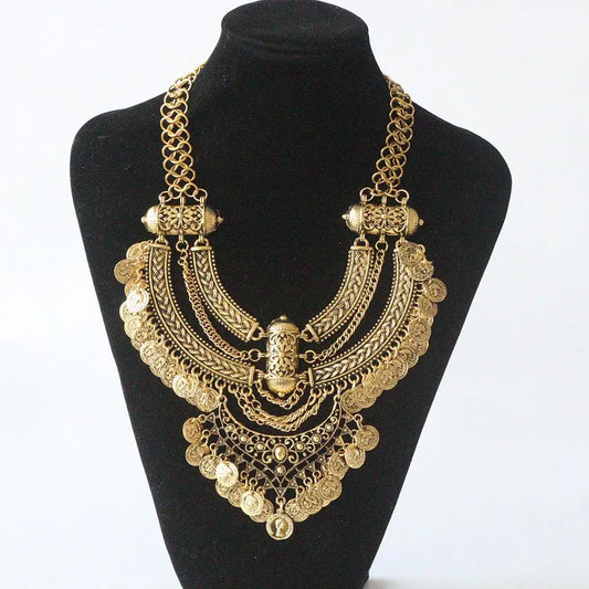 Bohemian Statement Collar Necklace