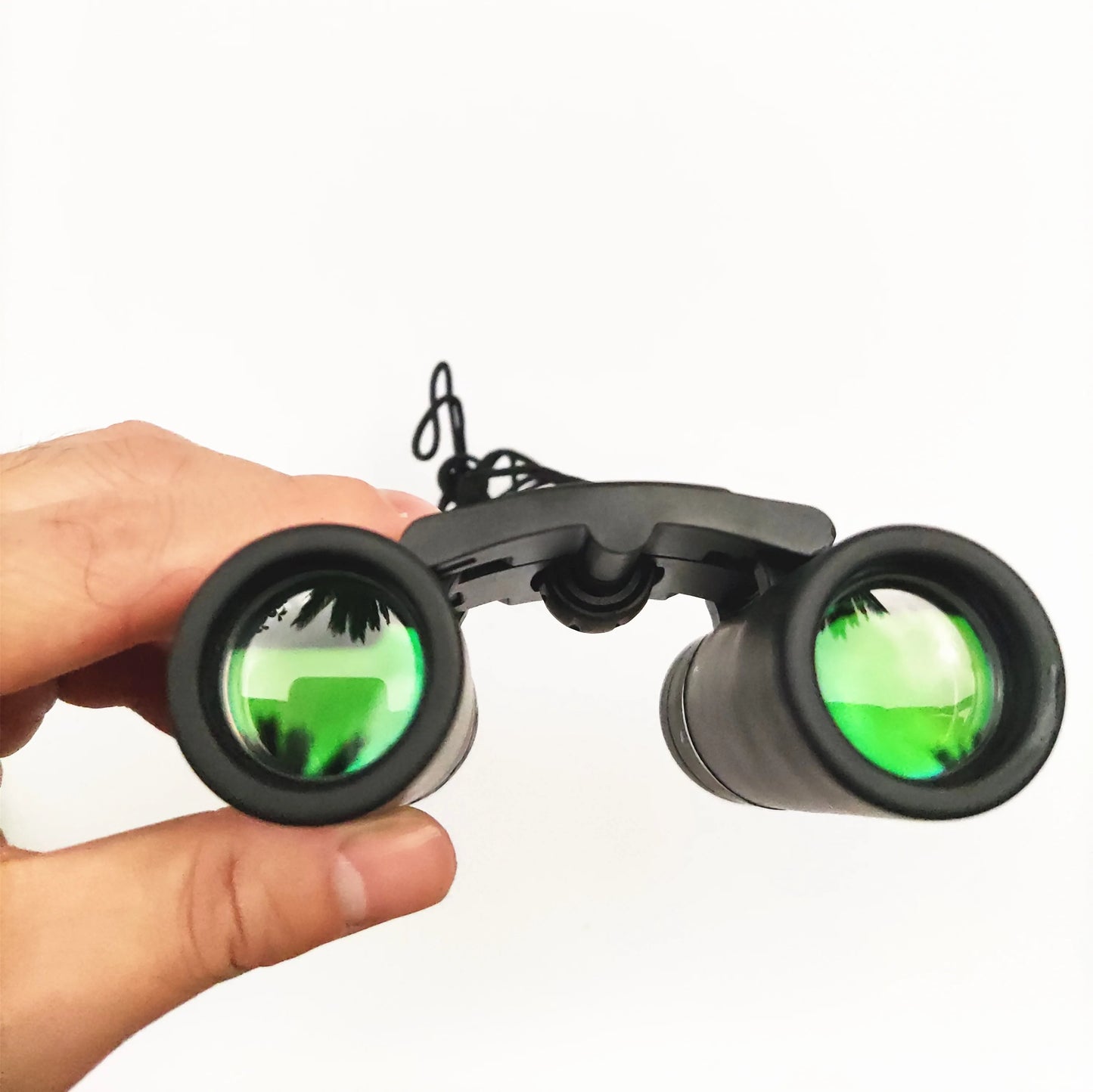 9000x25 HD Zoom Portable Powerful Binoculars Long Range BAK4 Telescope Jumelles Folding BAK4 Binoculars for Hunting Camping