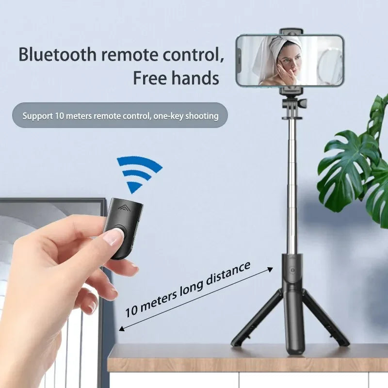 Bluetooth Selfie Stick - Wireless Mini Tripod with Remote Shutter