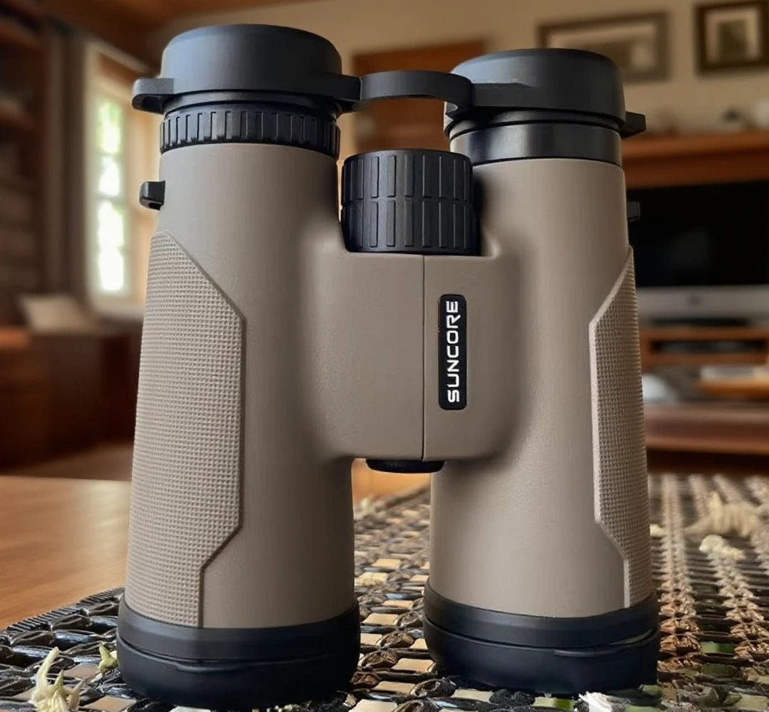 SUNCORE 10x42 Binoculars - Low Light Technology for Birding, Hiking & Adventure Travel