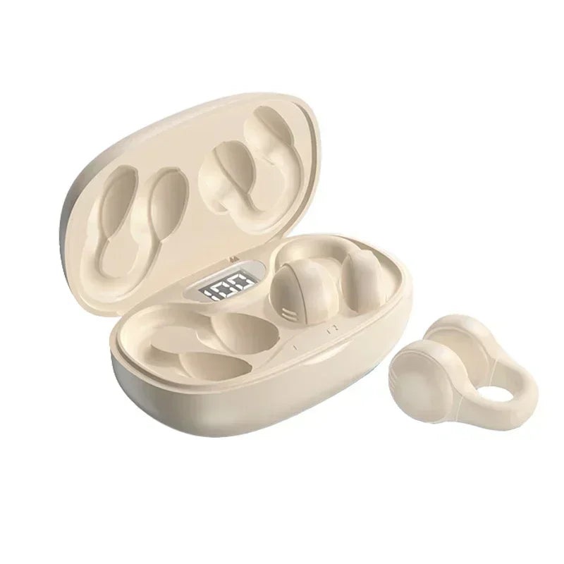 Bone Conduction Wireless Headphones - Waterproof Sports Earbuds with Mic