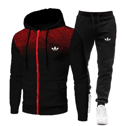 Men's Tracksuit Set - Casual Sports Suit Autumn Winter 2025