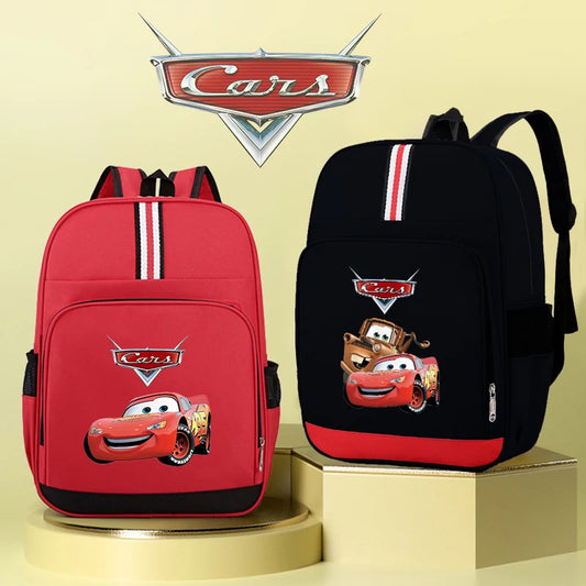 Lightning McQueen Student Backpack Disney Cars Primary Schoolbags Cartoon Mater Print Child Book Bags Trend Birthday Gift